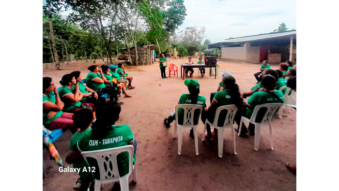Juramentaci贸n al Comit茅 del Adulto mayor "Santa Rosa de Lima" C.P Santa Rosa de Cumbaza.