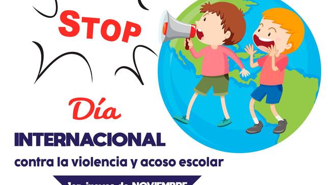 🌍🛑𝗗𝗜́𝗔 𝗜𝗡𝗧𝗘𝗥𝗡𝗔𝗖𝗜𝗢𝗡𝗔𝗟 𝗖𝗢𝗡𝗧𝗥𝗔 𝗟𝗔 𝗩𝗜𝗢𝗟𝗘𝗡𝗖𝗜𝗔 𝗬 𝗘𝗟 𝗔𝗖𝗢𝗦𝗢 𝗘𝗡 𝗟𝗔 𝗘𝗦𝗖𝗨𝗘𝗟𝗔 🛑🌍
El primer jueves de noviembre, la UNESCO nos invita a reflexionar sobre la importancia de erradicar la violencia y el acoso escolar, incluyendo el ciberacoso. Este día, declarado en 2019, busca sensibilizar a toda la comunidad educativa sobre la necesidad de crear entornos seguros y respetuosos para todos los estudiantes.
Es fundamental que todos trabajemos juntos para garantizar un espacio donde la inclusión, el respeto y la empatía sean la base de la convivencia escolar.
💬 ¡𝐿𝑎 𝑙𝑢𝑐𝘩𝑎 𝑐𝑜𝑛𝑡𝑟𝑎 𝑒𝑙 𝑎𝑐𝑜𝑠𝑜 𝑒𝑚𝑝𝑖𝑒𝑧𝑎 𝑐𝑜𝑛 𝑛𝑜𝑠𝑜𝑡𝑟𝑜𝑠!
