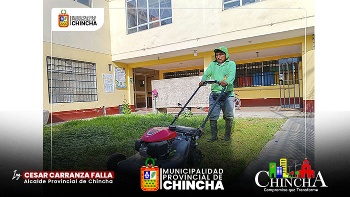🔰El equipo de parques y jardines de la municipalidad Provincial de Chincha, realizó el mantenimiento correspondiente de las instalaciones de áreas verdes del CEBE Santa Cecilia - Chincha.
Estas labores se dan con el objetivo de brindar un espacio adecuado y limpio para los niños previo al inicio del año escolar.
Ya que juntos, trabajaremos para crear un entorno verde y acogedor para todos.