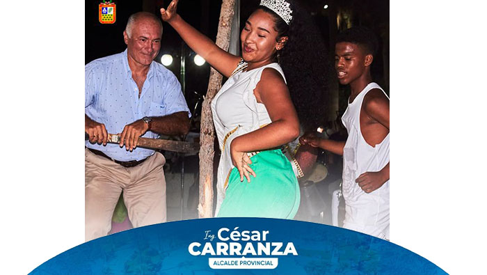 El ingeniero César Carranza Falla y los regidores provinciales se unieron a la vibrante celebración de la Rumba Negra en la plaza central de la ciudad. La velada contó con danzas, cantos y la emblemática tala del árbol, en honor a una de las tradiciones más antiguas de Chincha: ¡La Yunza! Culminando así un evento festivo lleno de alegría y cultura.