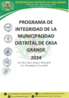 Vista preliminar de documento Programa de integridad de la Municipalidad Distrital de Casa Grande
