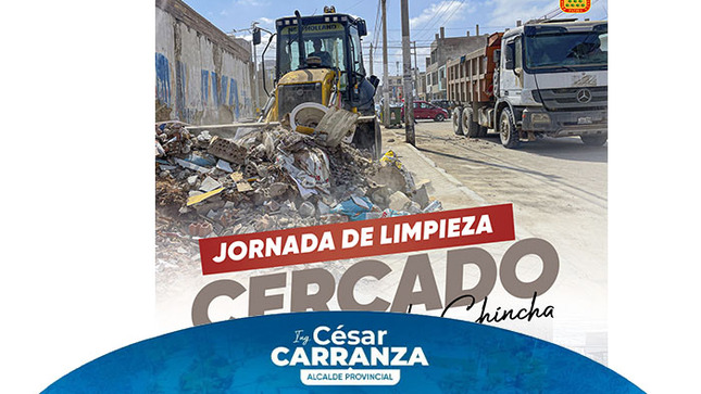 La entidad municipal, realizó limpieza y erradicación de desmontes en el cercado de muestra provincia (Calle Callao y Grocio Prado), debemos recordar que, en este punto crítico, ya con anterioridad se ha realizado limpieza, por lo cual nuevamente se viene ejecutando la limpieza con maquinaria donde se utilizó minicargador, volquetes y una retroexcavadora, además del propio personal de Limpieza Pública.
En tal sentido luego de realizada la faena se pide a los moradores conservar las calles limpias, no arrojando basura ni desmonte en la vía pública, hechos que solo perjudican al propio vecino, por lo que deben esperar el paso de los camiones recolectores de basura.