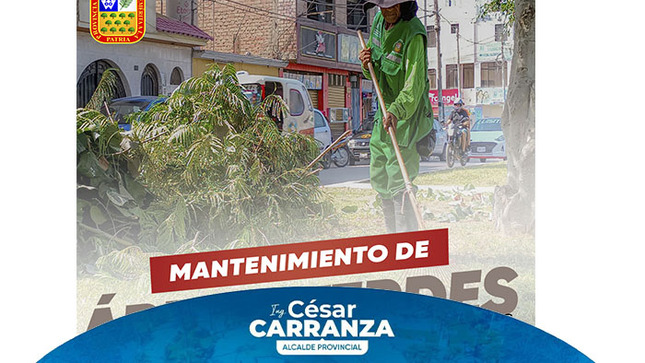 🔰El día de hoy se realizó el mantenimiento y limpieza de áreas verdes de las bernas centrales de la Av. Fatima.
Este trabajo se viene realizando a diario por parte del personal municipal del área de parques y jardines.
Nuestro compromiso es cuidar y conservar las áreas verdes de nuestra Provincia.
¡ POR UNA CHINCHA VERDE Y LIMPIA !