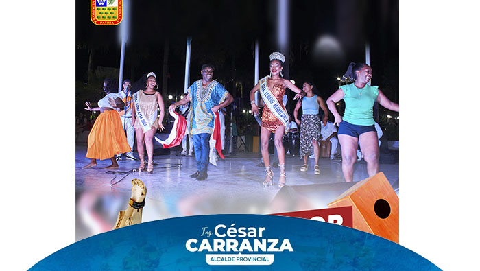 Nuestra Provincia de Chincha se sumerge en una fiesta llena de sabor, ritmo y tradición presentando las verbenas de verano negro 2024, una celebración que destaca nuestras ricas tradiciones culturales.
La Plaza Mayor se llenó de alegría y tradición con la vibrante jarana criolla donde toda la comunidad se reunió para disfrutar de la música, los bailes y el ambiente festivo que nos conecta con nuestras raíces.
¡Revivamos juntos esos momentos llenos de energía y cultura que hacen de Chincha un lugar único!