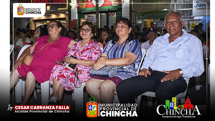 Nuestra Provincia de Chincha se sumerge en una fiesta llena de sabor, ritmo y tradición presentando las verbenas de verano negro 2024, una celebración que destaca nuestras ricas tradiciones culturales.
La Plaza Mayor se llenó de alegría y tradición con la vibrante jarana criolla donde toda la comunidad se reunió para disfrutar de la música, los bailes y el ambiente festivo que nos conecta con nuestras raíces.
¡Revivamos juntos esos momentos llenos de energía y cultura que hacen de Chincha un lugar único!