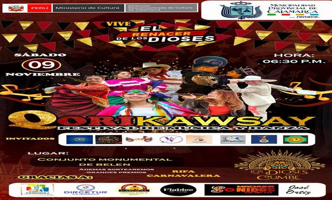 π La Municipalidad Provincial de Cajamarca invita a toda la poblaciΓ³n cajamarquina al evento "Qori Kawsay" o Vida Dorada, organizado por el Centro Municipal de Desarrollo Juvenil (CEMUDEJ). Este evento, que revalora nuestra rica cultura y tradiciones, se llevarΓ‘ a cabo el 9 de noviembre a las 6:30 p.m. en el patio del Complejo Monumental de BelΓ©n.
πΆ A travΓ©s de expresiones artΓsticas como la danza y la mΓΊsica, el evento contarΓ‘ con la participaciΓ³n de jΓ³venes talentosos que reflejan la pasiΓ³n por el arte en nuestra regiΓ³n.
β¨ La cita promete ser un espectΓ‘culo de gran nivel artΓstico, celebrando la herencia cultural de Cajamarca.
β€οΈ El amor por nuestra tierra es el sentimiento mΓ‘s noble y fuerte, pues llevamos a Cajamarca en nuestra sangre.
π #CulturayTradicion #Cemudej #JuntosporlaCultura #RevaloramoslaCultura
πͺ Β‘Con Joaquin RamΓrez, Cajamarca Renace!