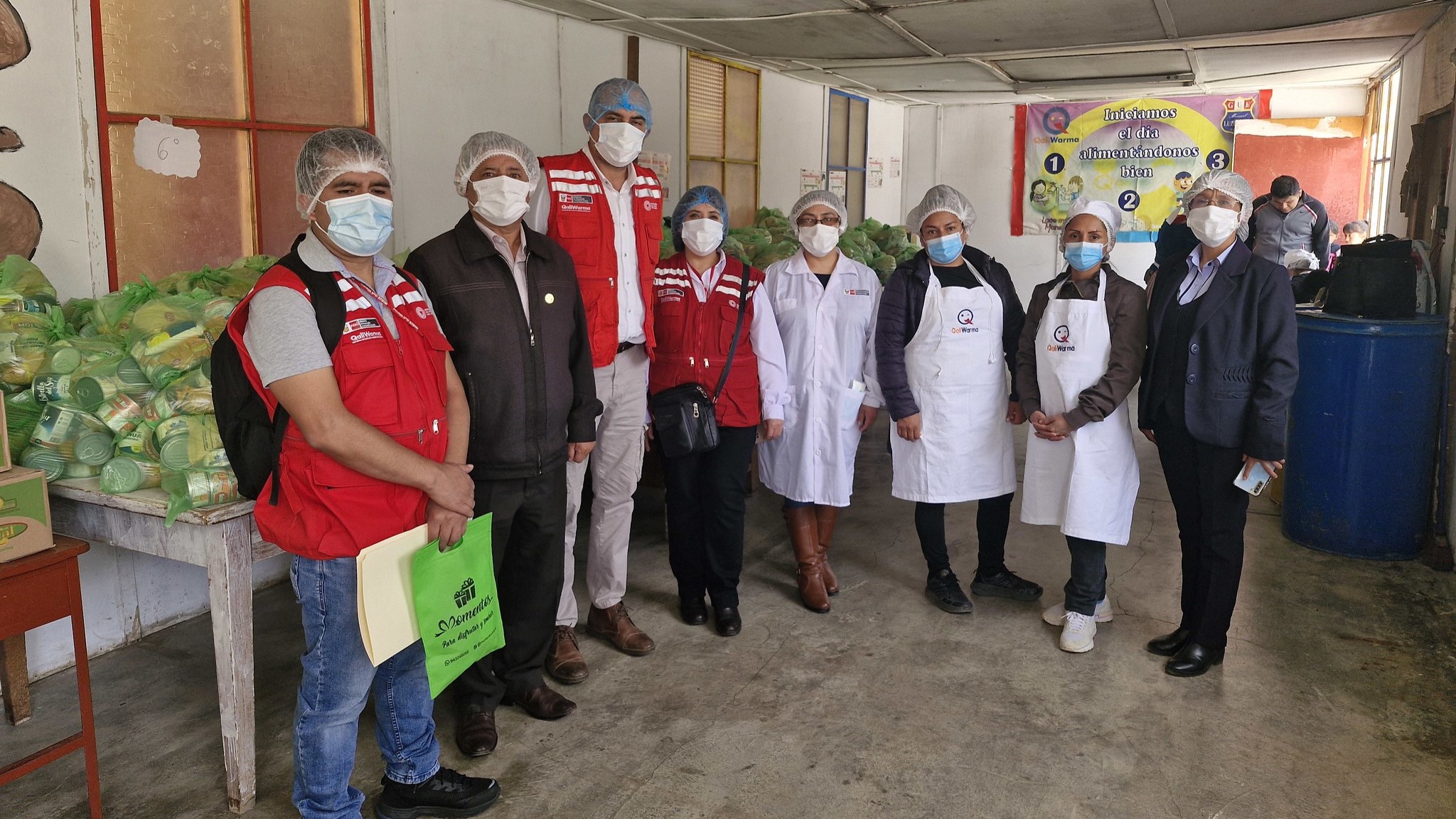 Coordinar técnico de Qali Warma se reúne con padres de familia y APAFAS