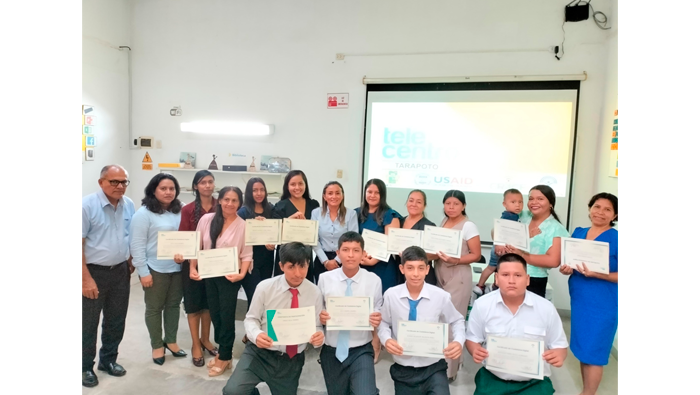 MPSM clausura programa Telecentro Tarapoto 2024.