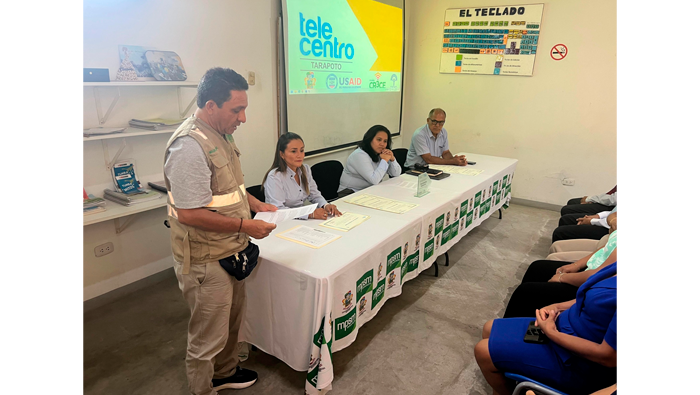 MPSM clausura programa Telecentro Tarapoto 2024.