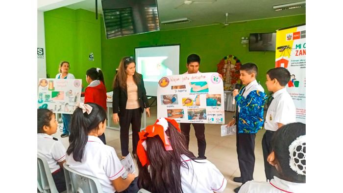 Γxito total en la Micro campaΓ±a Informativo, preventivo, promocional de la lucha contra el Aedes Aegypti.