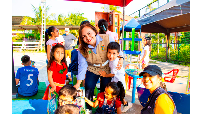 La Biblioteca itinerante llega al C.P Las Palmas.
