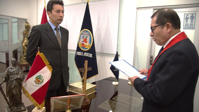 Juramentó juez del sexto Juzgado  de Investigación Preparatoria