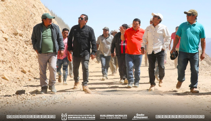 apertura de la carretera que une San Miguel de El Faique y Sondorillo