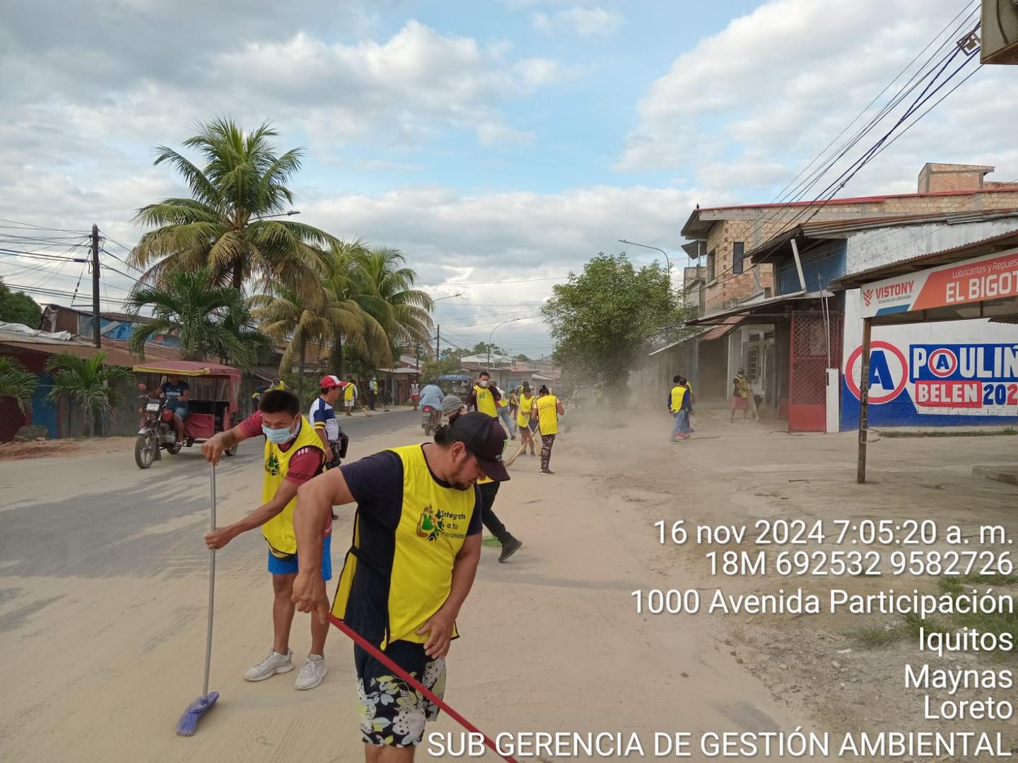 La Municipalidad Distrital de Belén a través de la Sub Gerencia de Gestión Ambiental y en articulación con el INPE