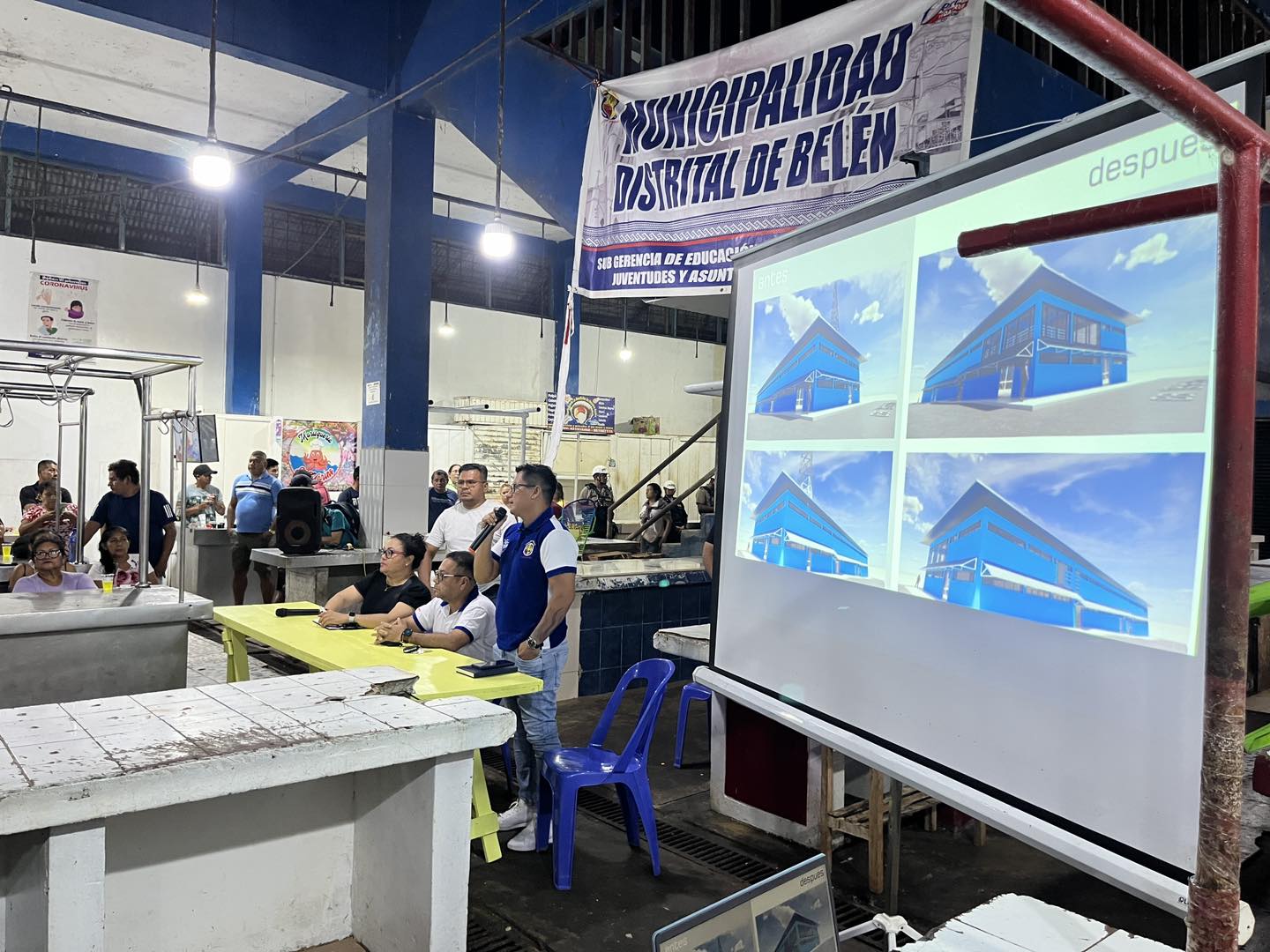  Importante reunión con los comerciantes del Mercado La Casona