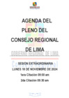 Vista preliminar de documento AGENDA DE SESIÓN DE CONSEJO REGIONAL N° 032-2024-CR/GRL