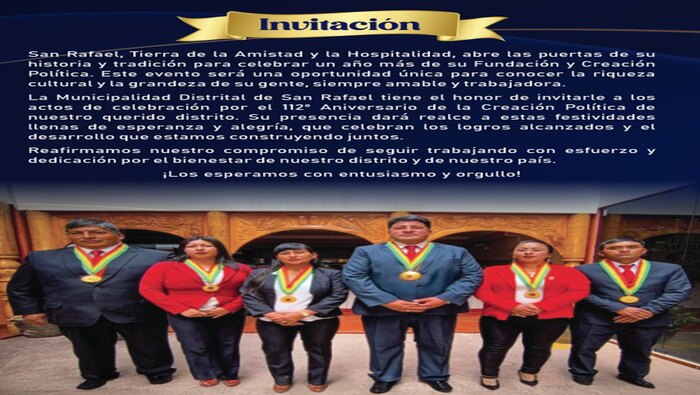 Flyer de invitación para participar y asistir de esta programación