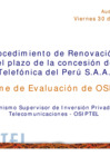 Vista preliminar de documento Segunda Renovación: Presentación de OSIPTEL sobre: Procedimiento de Renovación del Plazo de Concesión de Telefónica del Perú S.A.A