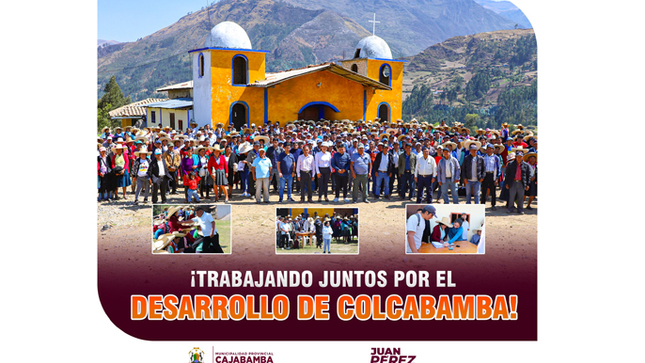 Trabajando juntos por el desarrollo de Colcabamba 