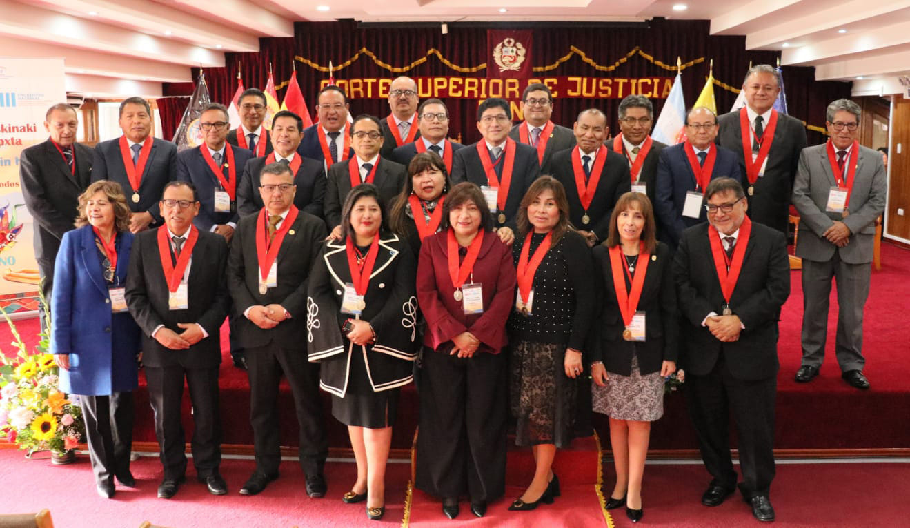 Presidenta de la Corte de Cusco fue reconocida por elaboración del reglamento de la ley N° 31968 de jusicia