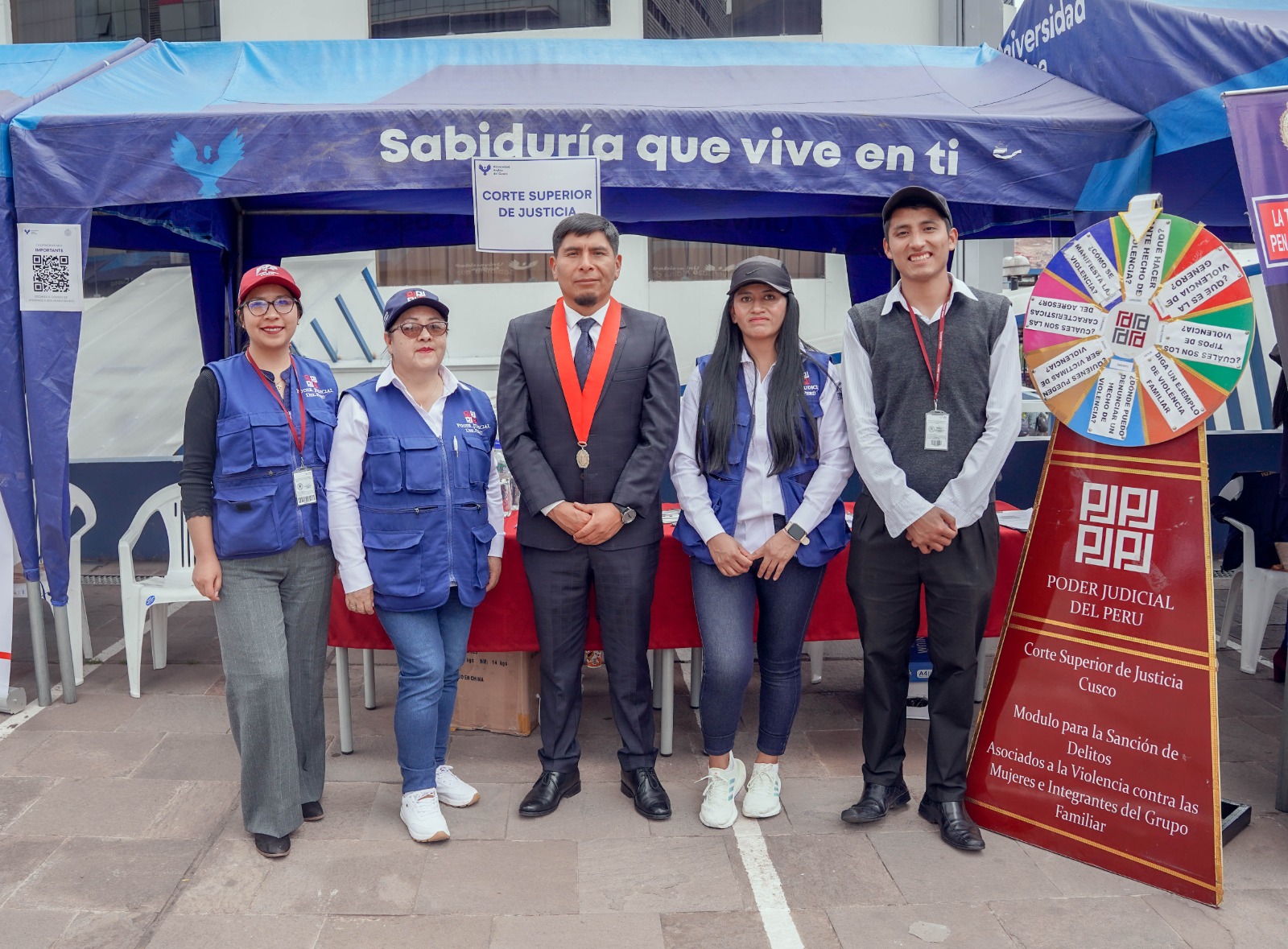 SNEJ Cusco participó en Feria Integral Organizada por la Universidad Andina del Cusco