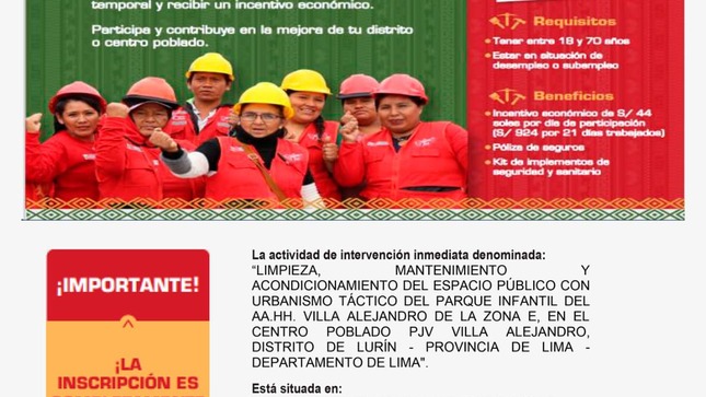 Archivo de JPG sobre una publicación del área de imagen