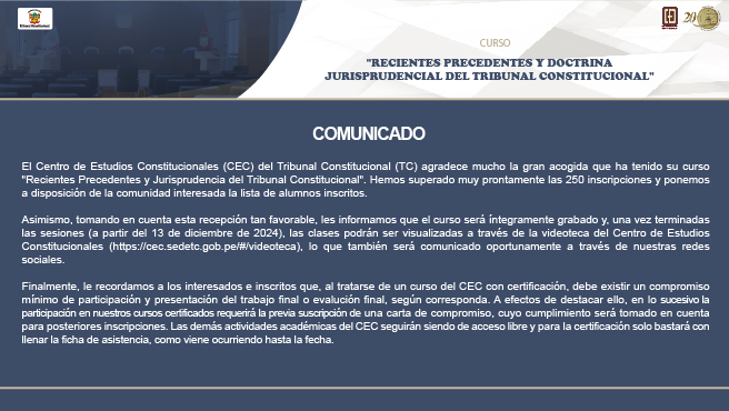 Comunicado
