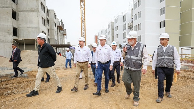 El proyecto habitacional “Valle Grande 4” consta de 400 departamentos que se construyeron a través del programa Techo Propio y 100 de Crédito Mivivienda.
