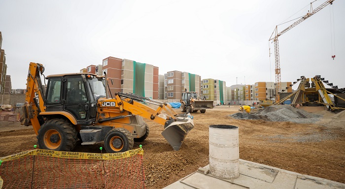 El proyecto habitacional “Valle Grande 4” consta de 400 departamentos que se construyeron a través del programa Techo Propio y 100 de Crédito Mivivienda.