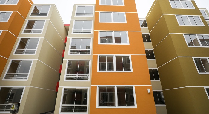 El proyecto habitacional “Valle Grande 4” consta de 400 departamentos que se construyeron a través del programa Techo Propio y 100 de Crédito Mivivienda.