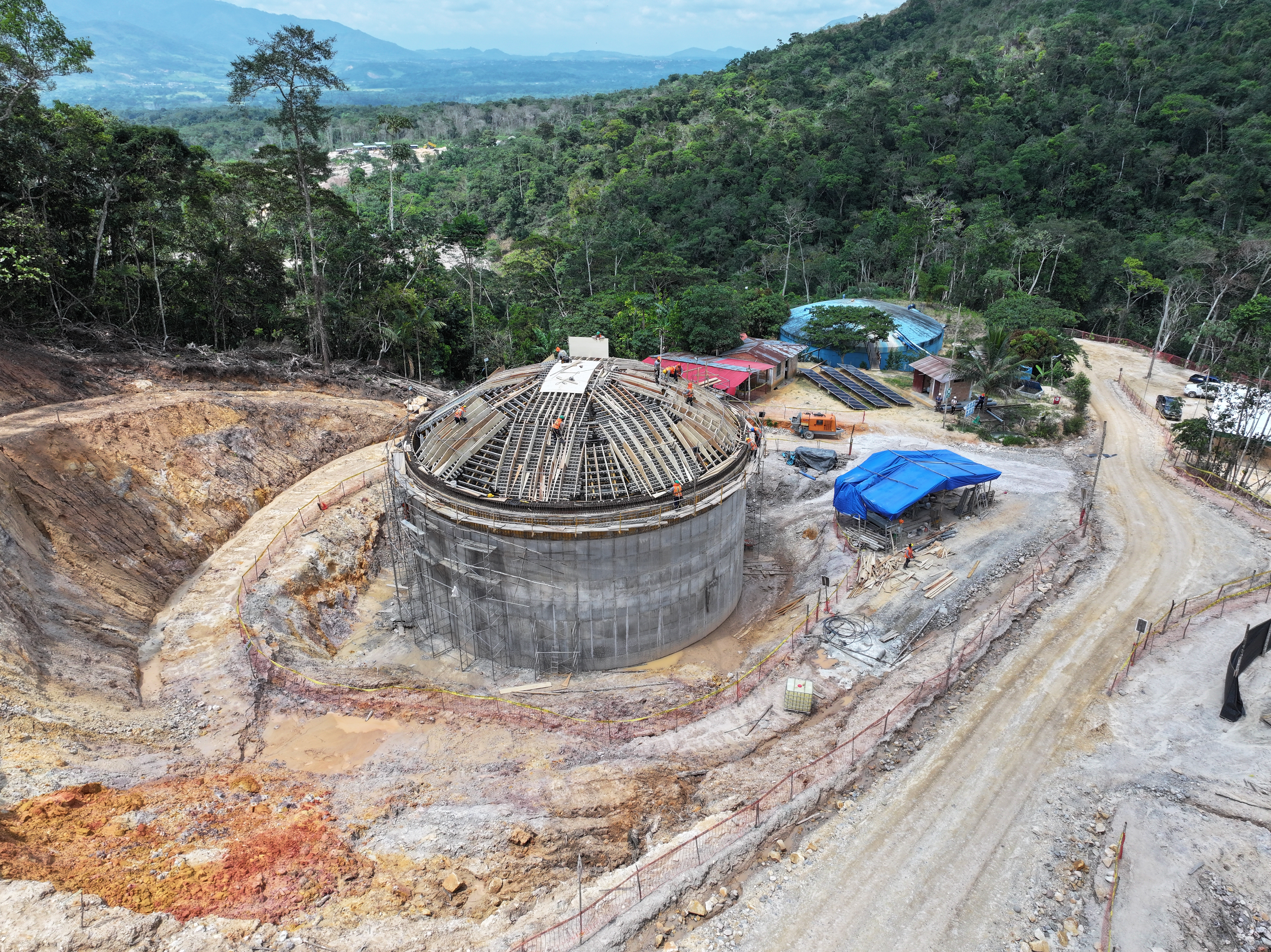 creación del sistema de agua potable de Juninguillo