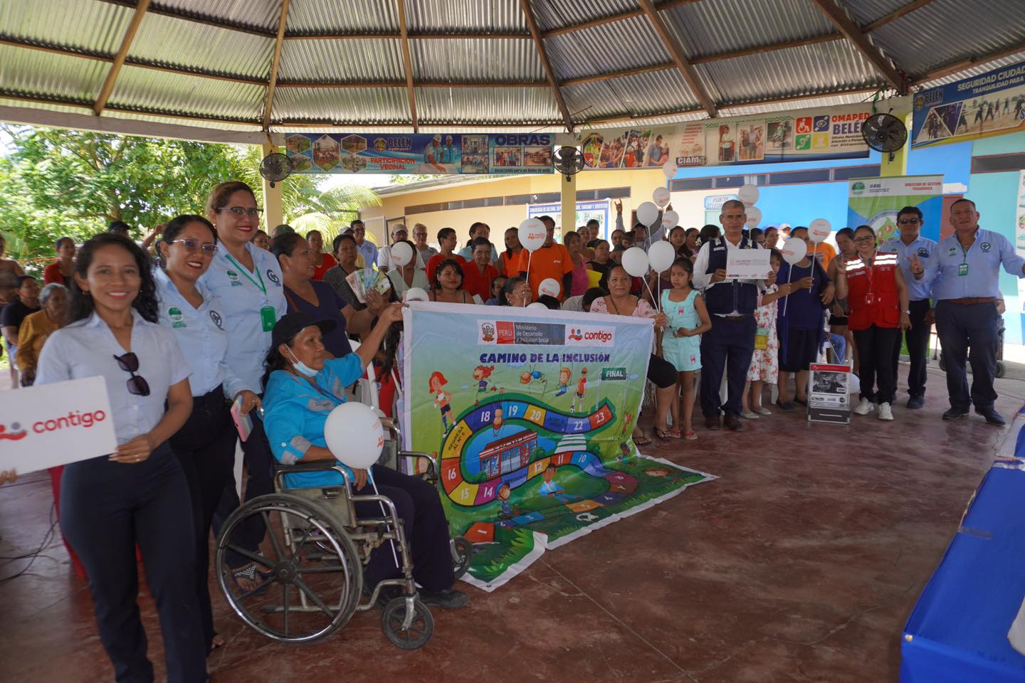La Municipalidad Distrital de Belén, a través de la Oficina de OMAPED y en conjunto con el programa Contigo