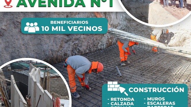 La Municipalidad de Paucarpata viene ejecutando el mejoramiento de la transitibilidad vehicular y peatonal de la AVENIDA Nº 1 en beneficio para más de 10 pueblos jóvenes en la parte alta del distrito. ¡Seguimos trabajando con fuerza!