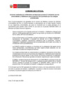 Vista preliminar de documento Comunicado oficial