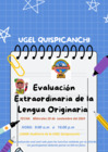 Vista preliminar de documento EVALUACIÓN EXTRAORDINARIA_QUECHUA