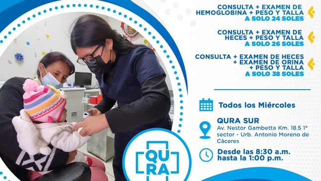 Ofrecemos servicios médicos 🩺 de calidad al alcance de tu bolsillo 🏥💸 en el policlínico municipal "Qura Sur" para cuidar tu salud 👨‍⚕️ 👩‍⚕️