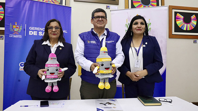 GRELL y GERESA unidos para cumplir la meta del 100% de vacunación contra el Sarampión y Polio.