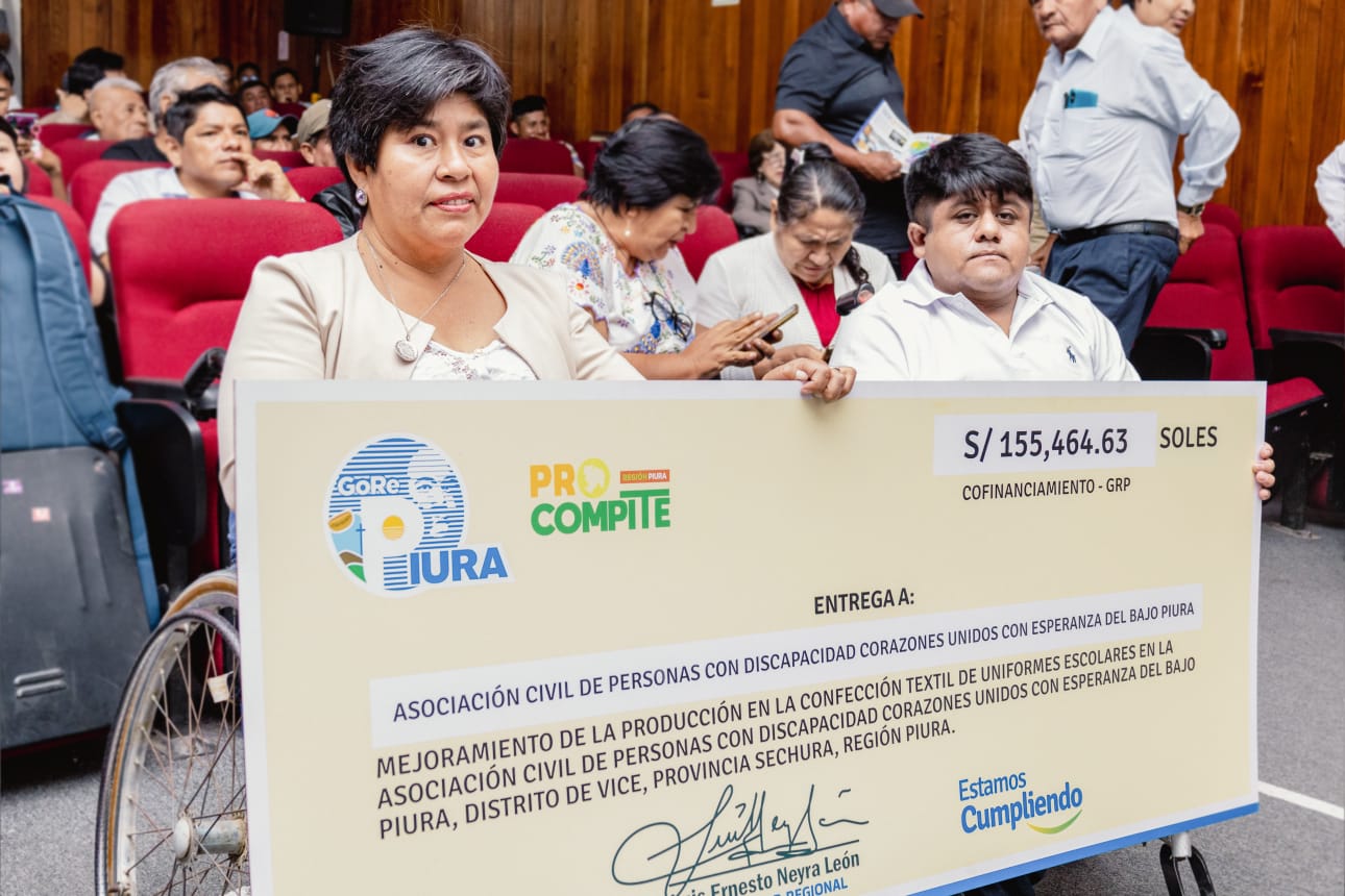GORE entrega cheques por más de 13 millones a planes de negocio ganadores de Procompite 2024