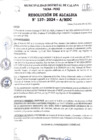Vista preliminar de documento Resolución de Alcaldía N°137-024-A/ MDC