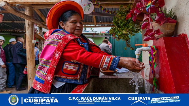 Paruopujio celebra el acceso a agua potable y alcantarillado seguro