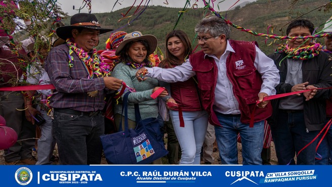 Paruopujio celebra el acceso a agua potable y alcantarillado seguro