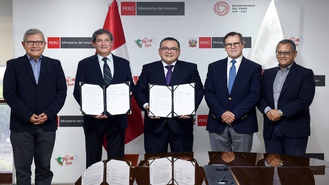 Convenio establece lineamientos para la coordinación y cooperación mutua para el fortalecimiento de la seguridad ciudadana.
