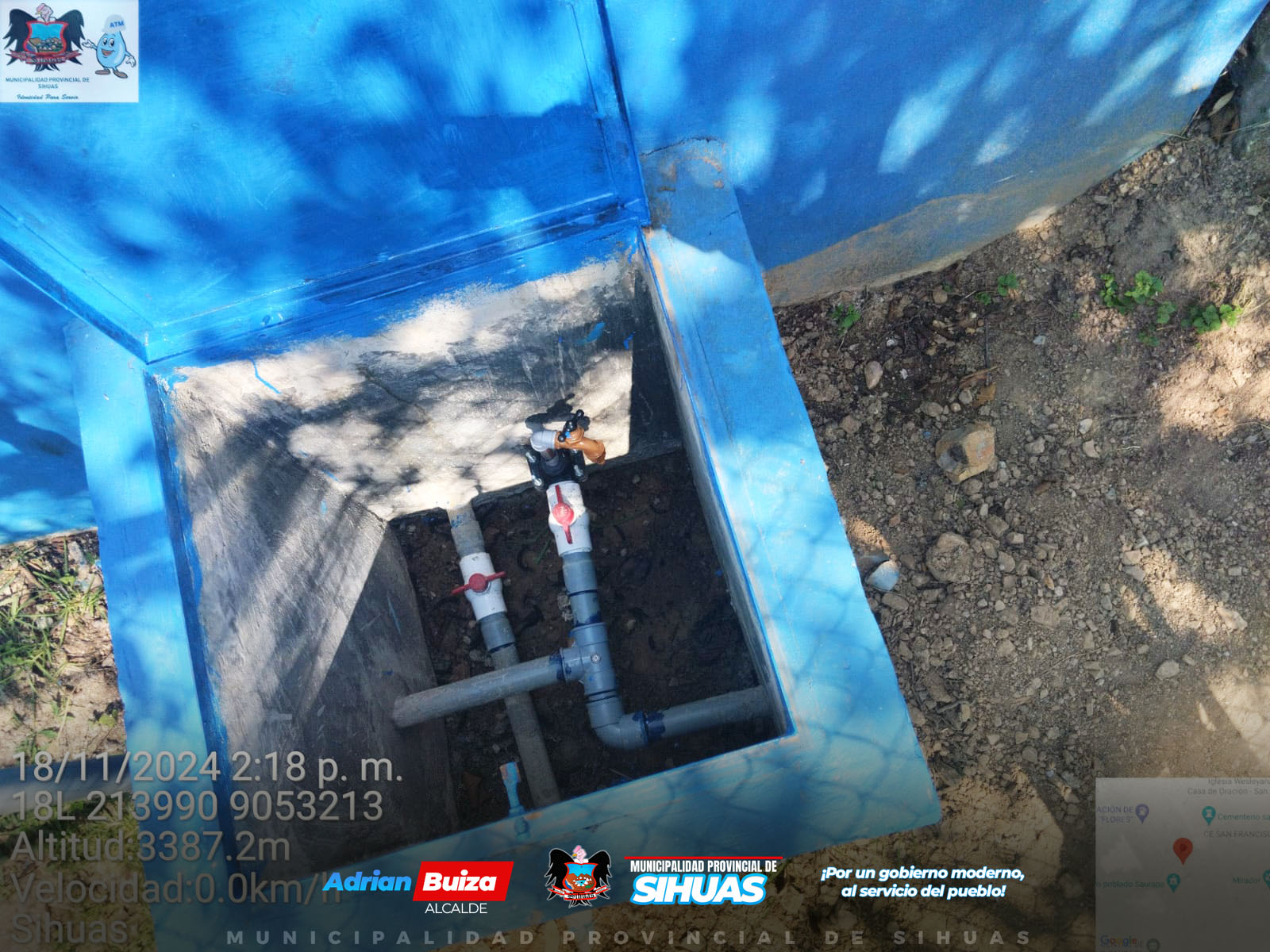 💠Personal de la Área Técnica Municipal (ATM) vienen realizando la inspección de los sistemas de agua en Cochapampa, ubicado en el caserío de Sáurapa.
Esta actividad realizado por la Junta Administradora de Servicio de Saneamiento (JASS), es un trabajo previo para dar inicio con la cloración correspondiente.