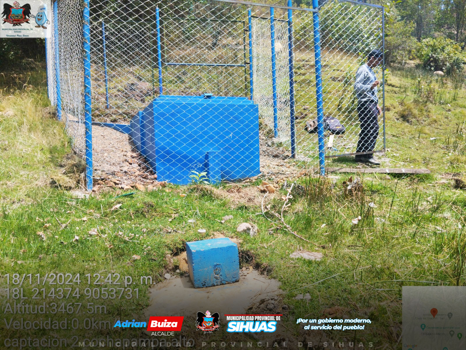 💠Personal de la Área Técnica Municipal (ATM) vienen realizando la inspección de los sistemas de agua en Cochapampa, ubicado en el caserío de Sáurapa.
Esta actividad realizado por la Junta Administradora de Servicio de Saneamiento (JASS), es un trabajo previo para dar inicio con la cloración correspondiente.