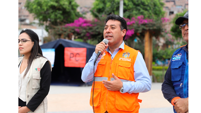 Segundos que pueden salvar vidas_ El Agustino avanza en Prevenciòn Sìsmica