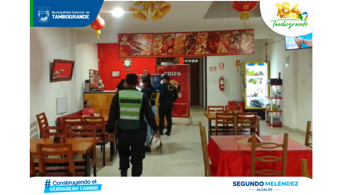 MDT realiza Operativo Inopinado de Salubridad y Manipulación de Alimentos