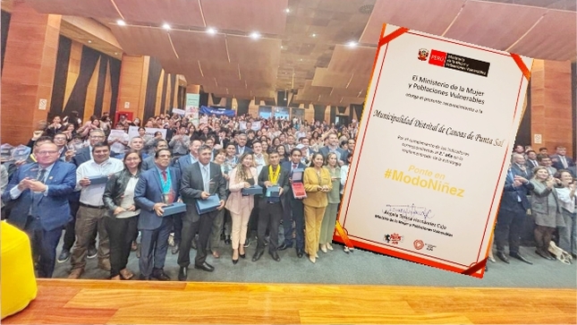 Foto Muni Canoas de Punta Sal recibe reconocimiento por su compromiso con la niñez