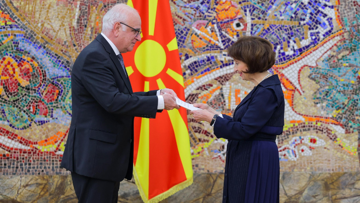 Embajador peruano presenta cartas credenciales ante presidente de Macedonia del Norte