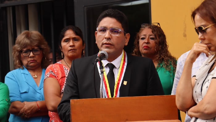 Primer regidor Francisco Zevallos