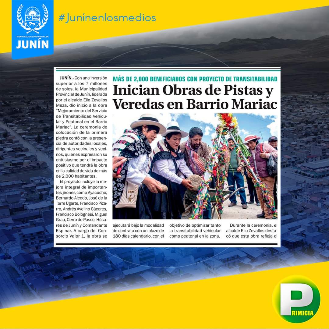 Noticia de un periodico.